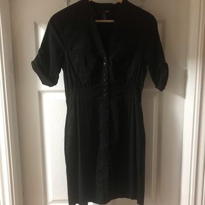 H&M Black Dress with Pockets. Size 6